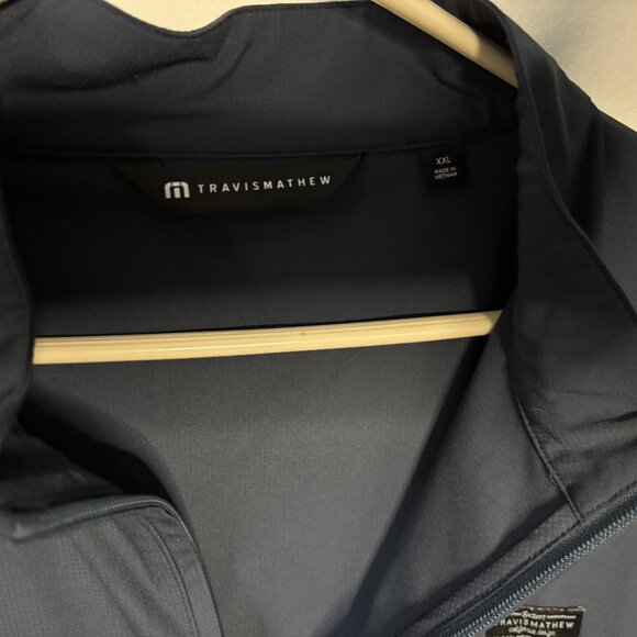 Travis Mathew Wanderlust 1/4 Zip Golf Jacket - Picture 2 of 8